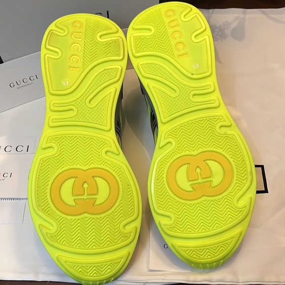 GUCCI Mens Ultra-pace Two Color 3D Sneakers - Picture 7 of 12
